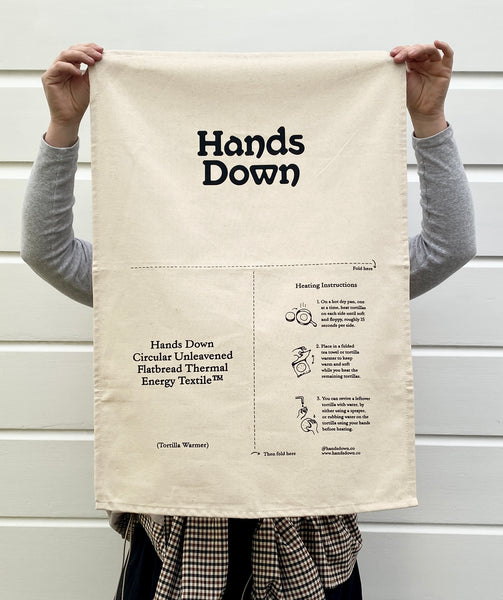 Hands Down Tea Towel / Tortilla Warmer