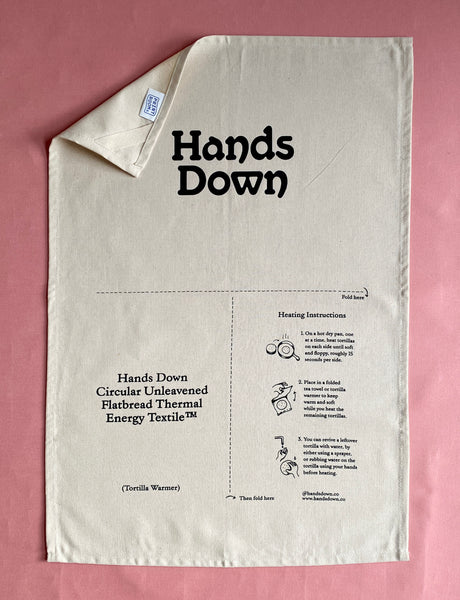 Hands Down Tea Towel / Tortilla Warmer